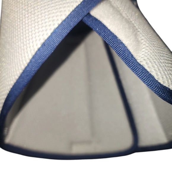 Open Soft Dog Cone, Dog Recovery Collar Blue And Grey - Picture 3 of 4